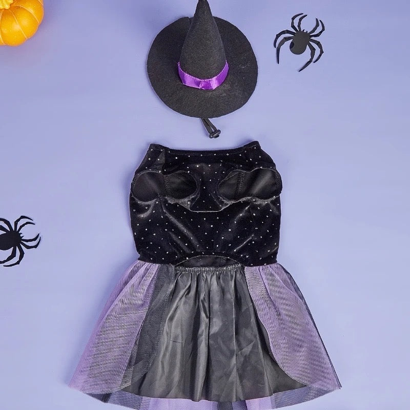 Witch Hat Dog Dress | Halloween Costume product image 4