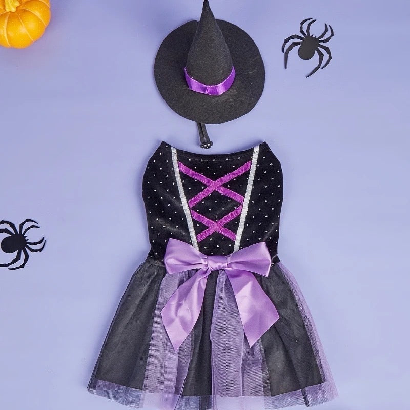 Witch Hat Dog Dress | Halloween Costume product image 3