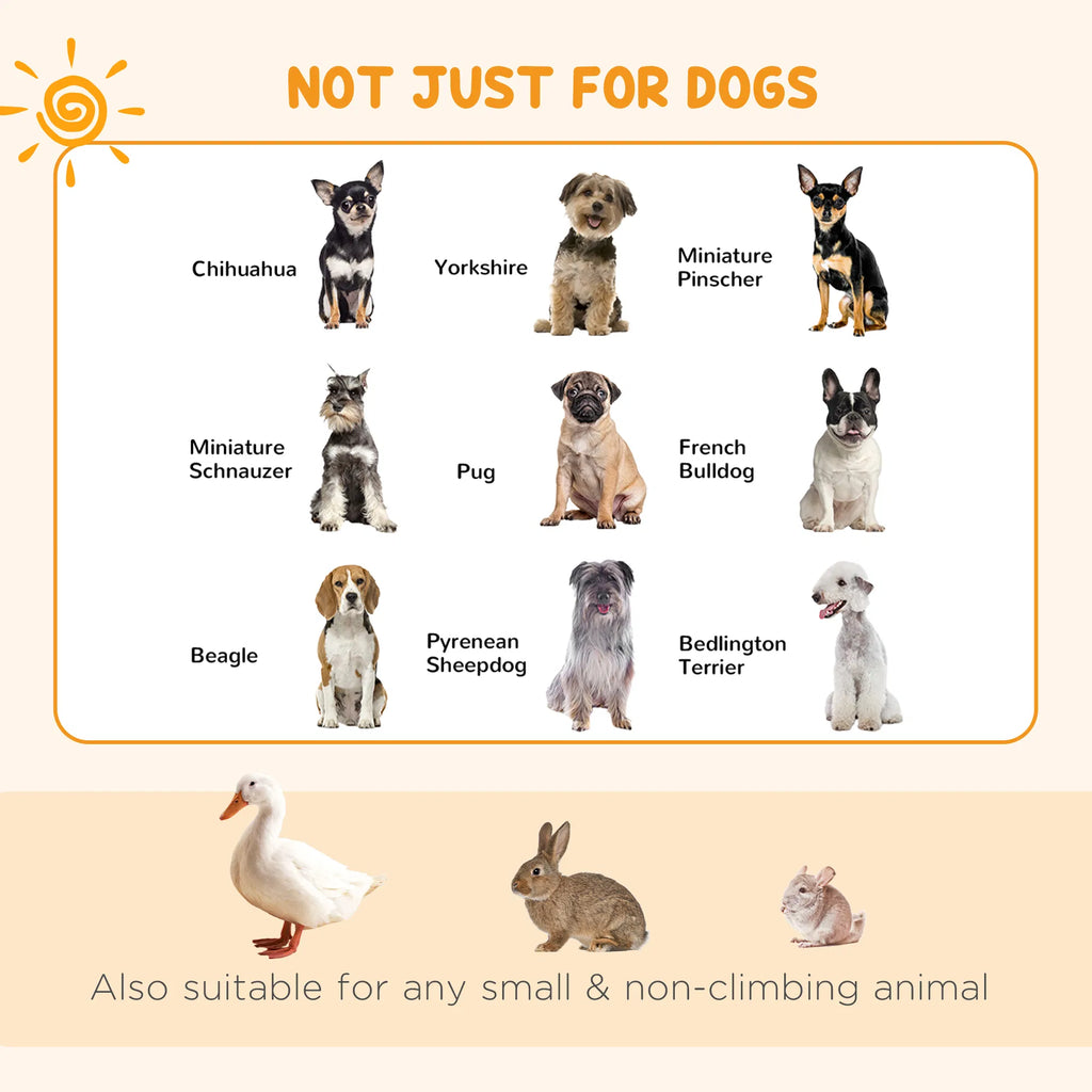 Metal playpen suitable for small dogs, puppies, rabbits and other small pets