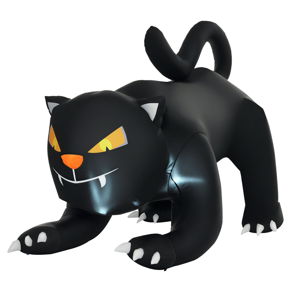 4Ft Tall Halloween Inflatable Black Cat Airblown Outdoor Yard Decoration Holiday Garden Decor