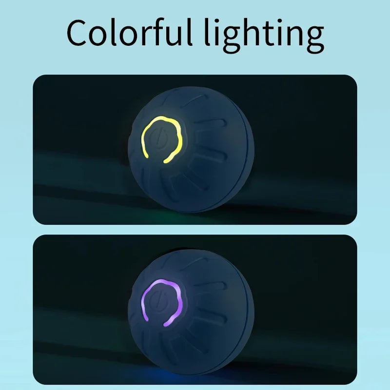 Smart dog toy ball with colourful LED lighting
