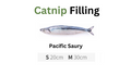 Catnip & Silvervine Fish Cuddle Toy for Cats