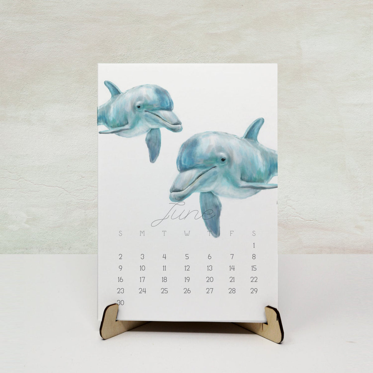 2027 Desk Calendar: Ocean Animal