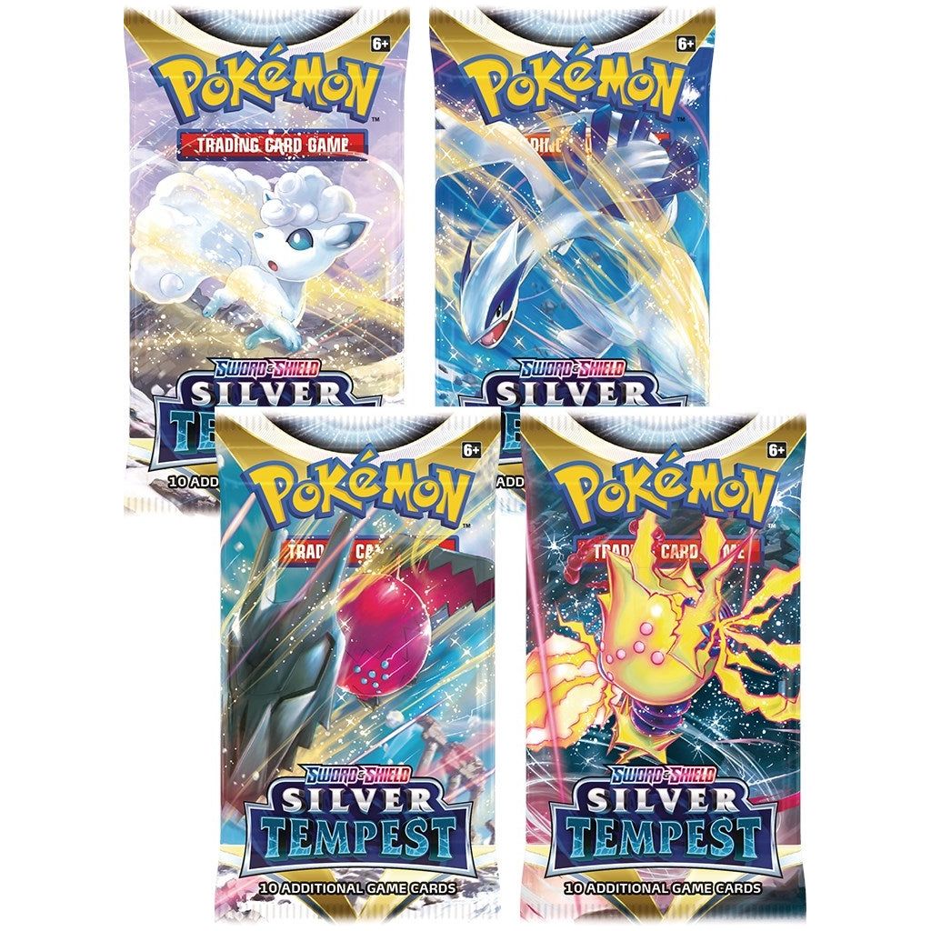 Silver Tempest Booster Pack Art Bundle [Set of 4]