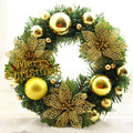 Christmas Wreath – 30cm Artificial Door Wreath, Home & Garden Holiday Decor