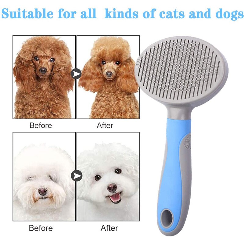 Pet Grooming Slicker Brush for Long Hair