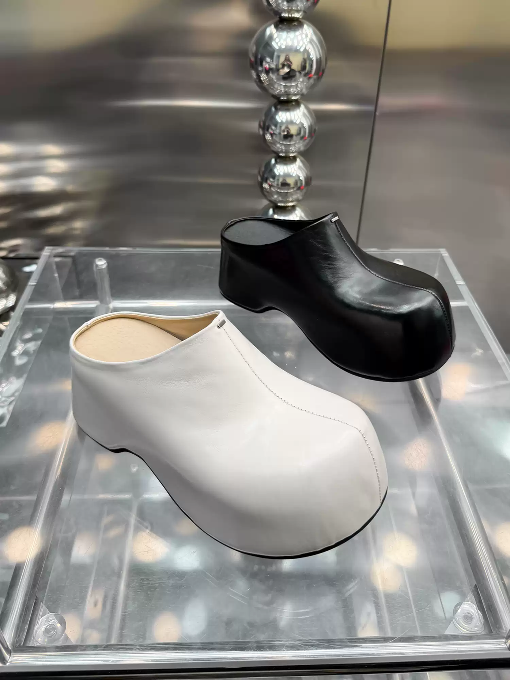Women's Leather Platform Sandals