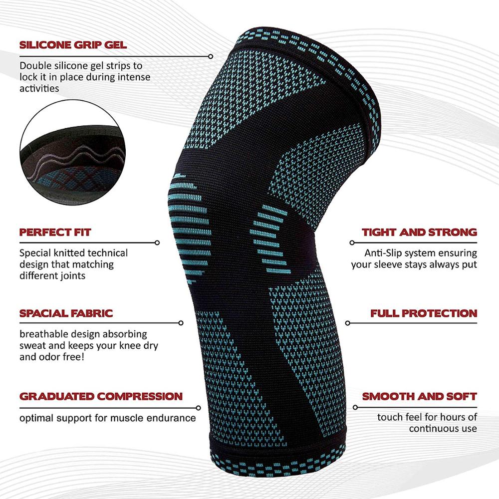 Knitted Sports Knee Pads — additional product view 7