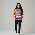 Iconic Blue & Orange Hoodie