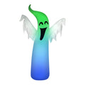 Occasions 5 ft Inflatable Halloween Ghost – Color-Changing LED, Blower Included
