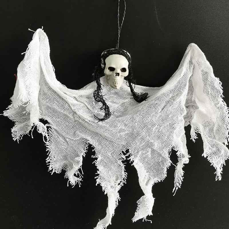 Creepy Hanging Skull Décor – Halloween Ghost Skeleton Decoration for Indoor & Outdoor Use product image 2