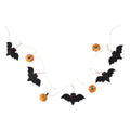 Primitives by Kathy Halloween Felt Bats and Pumpkins Garland - 72" Seasonal Home Decor