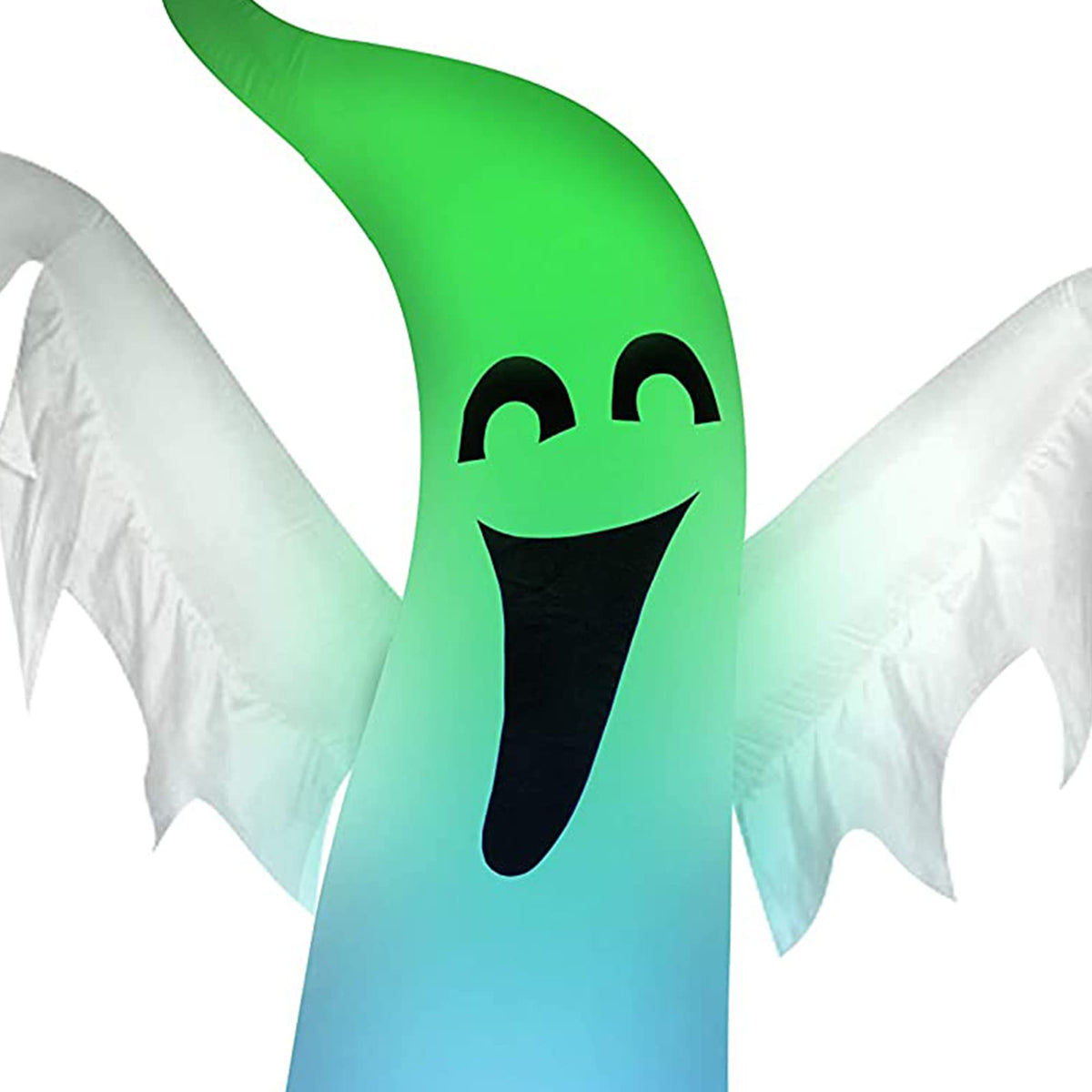 Occasions 5 ft Inflatable Halloween Ghost – Color-Changing LED, Blower Included