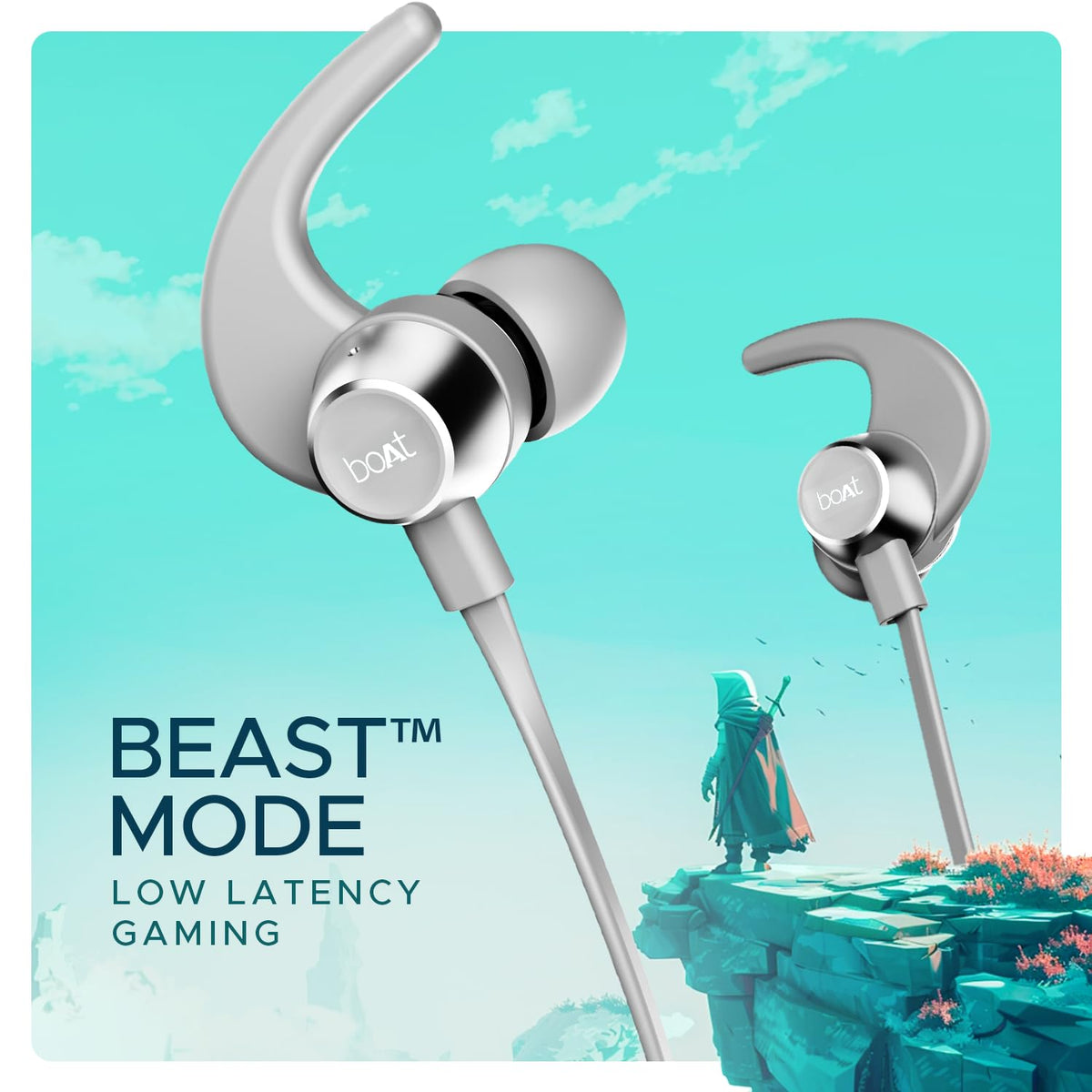 boAt Rockerz 255 Pro+ Wireless Neckband Earphones – Navy Blue