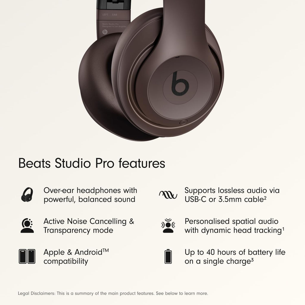Beats Studio Pro Wireless Over-Ear Headphones – Black