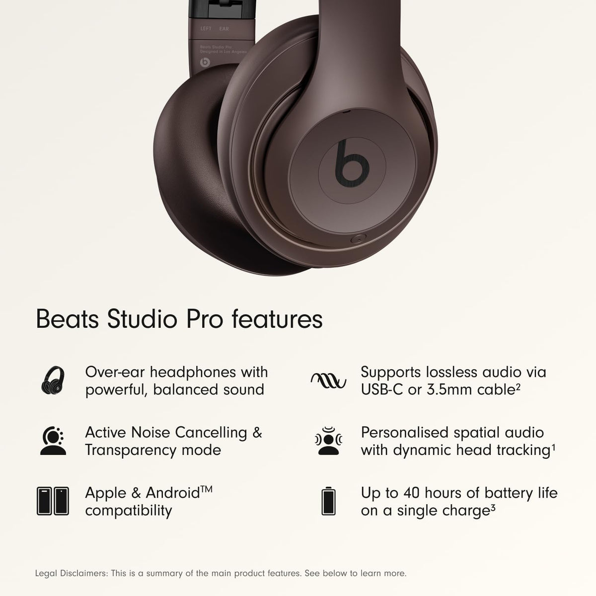 Beats Studio Pro Wireless Over-Ear Headphones – Black