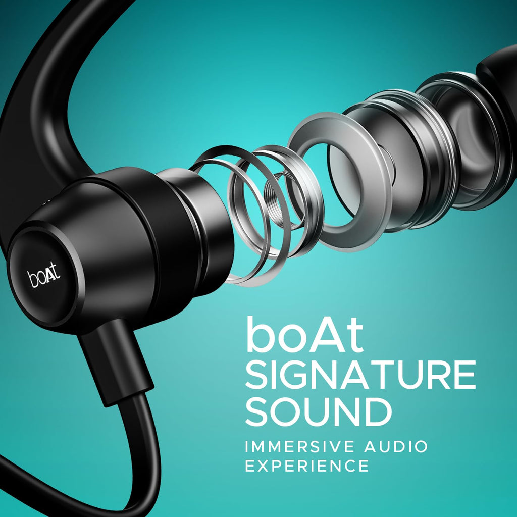 boAt Rockerz 255 Pro+ Wireless Neckband Earphones – Navy Blue