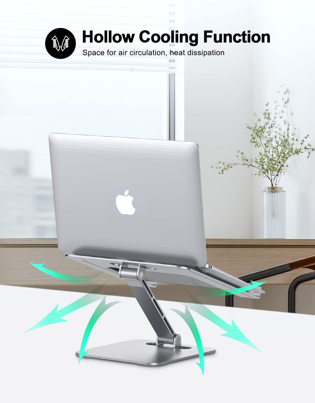 Zewwen Adjustable Foldable Aluminum Laptop Stand product image 3