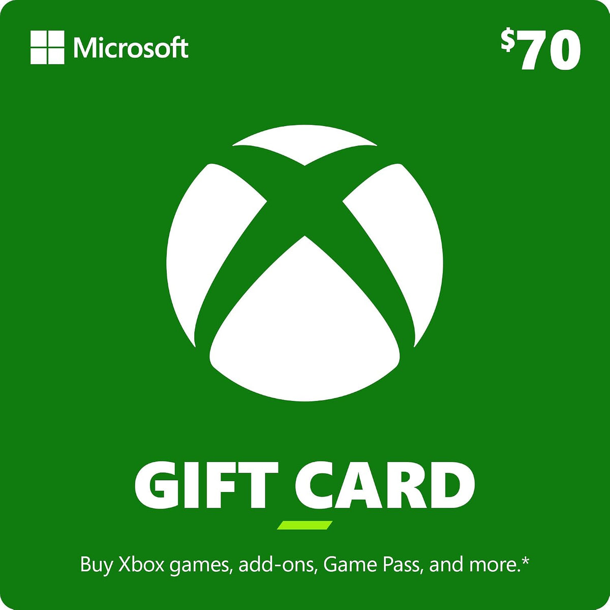 $70 XBOX Gift Card [Digital Code]