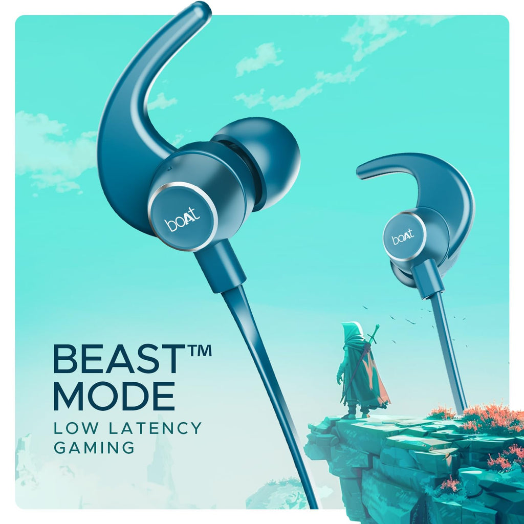 boAt Rockerz 255 Pro+ Wireless Neckband Earphones – Navy Blue