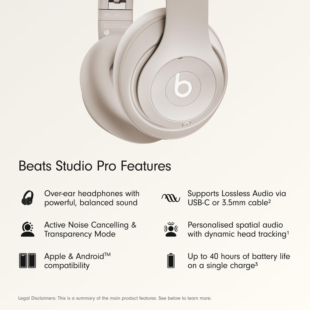 Beats Studio Pro Wireless Over-Ear Headphones – Black