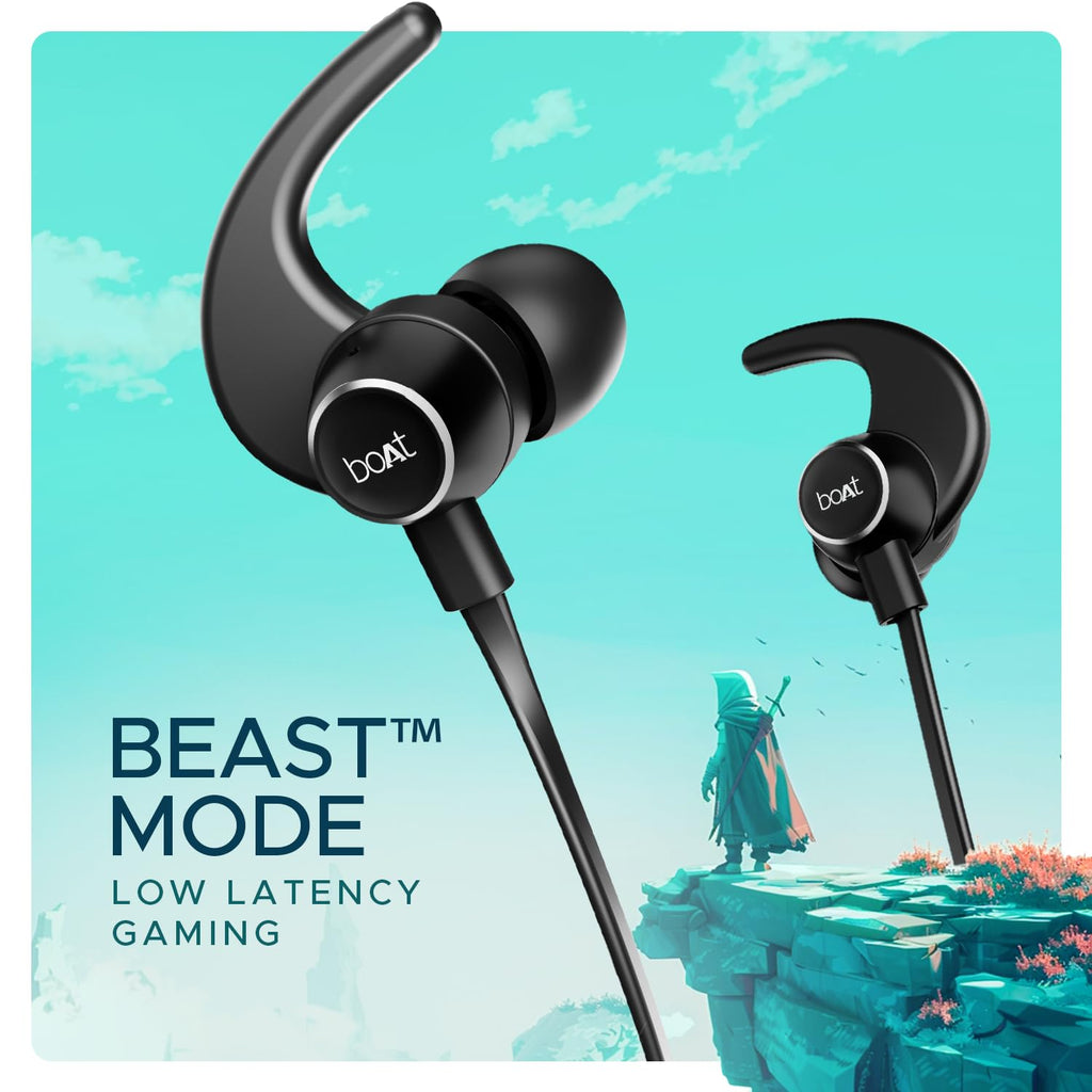 boAt Rockerz 255 Pro+ Wireless Neckband Earphones – Navy Blue