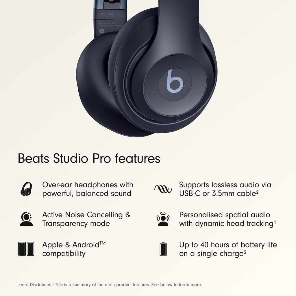 Beats Studio Pro Wireless Over-Ear Headphones – Black