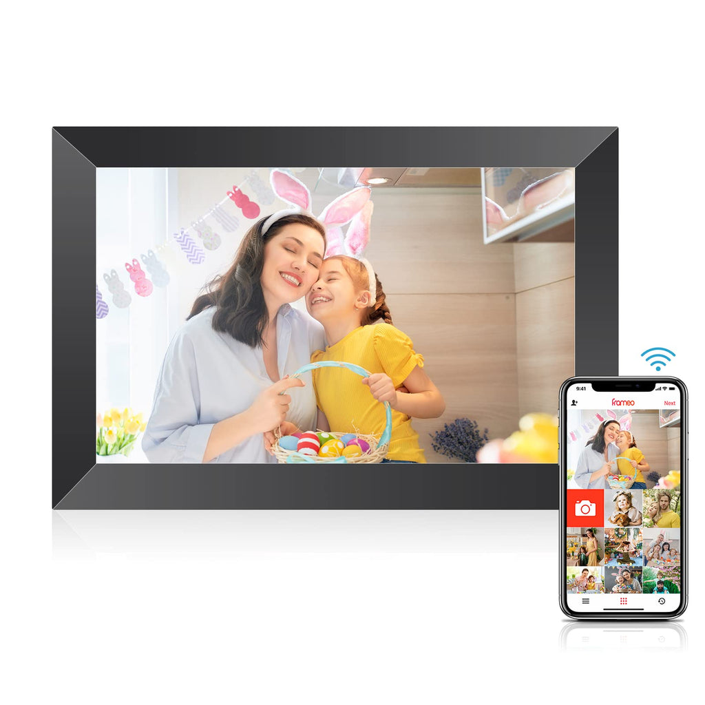 Youyu 10.1 in Frameo WiFi Digital Photo Frame – IPS Touch Screen, 32GB, Wall Mountable