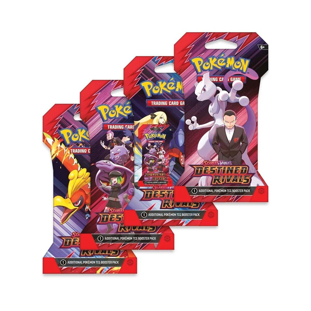 Destined Rivals Sleeved Booster Pack Art Bundle [Set of 4]