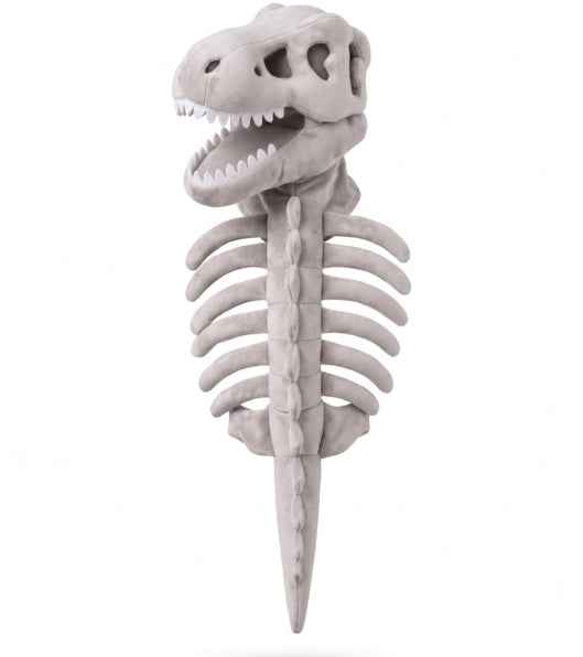 Dark Dinosaur Skeleton Pet Costume Headgear – Funny Halloween Dog & Cat Accessory product image 3