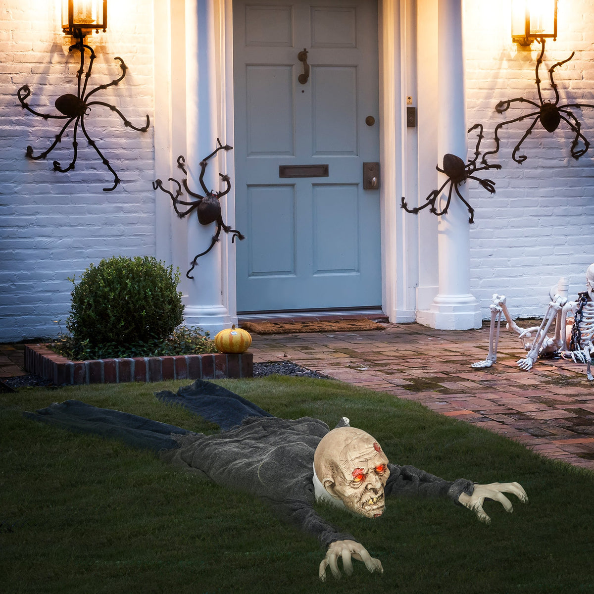 4.7 ft Hanging Mummy Halloween Prop – Animated, Motion & Sound Activated, Light-Up Eyes