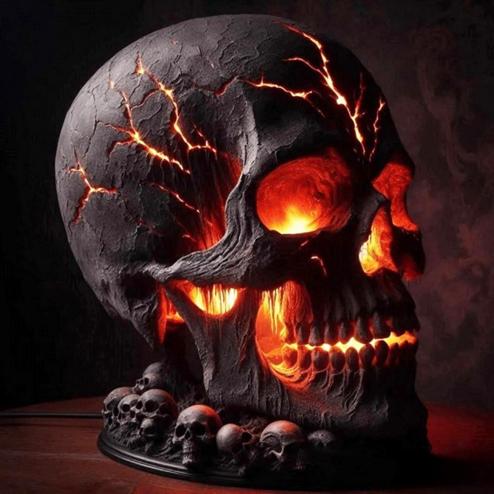 Halloween Skull LED Desk Lamp