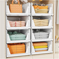 SNSLXH Foldable Stackable Closet Organizers — 5-Pack product image