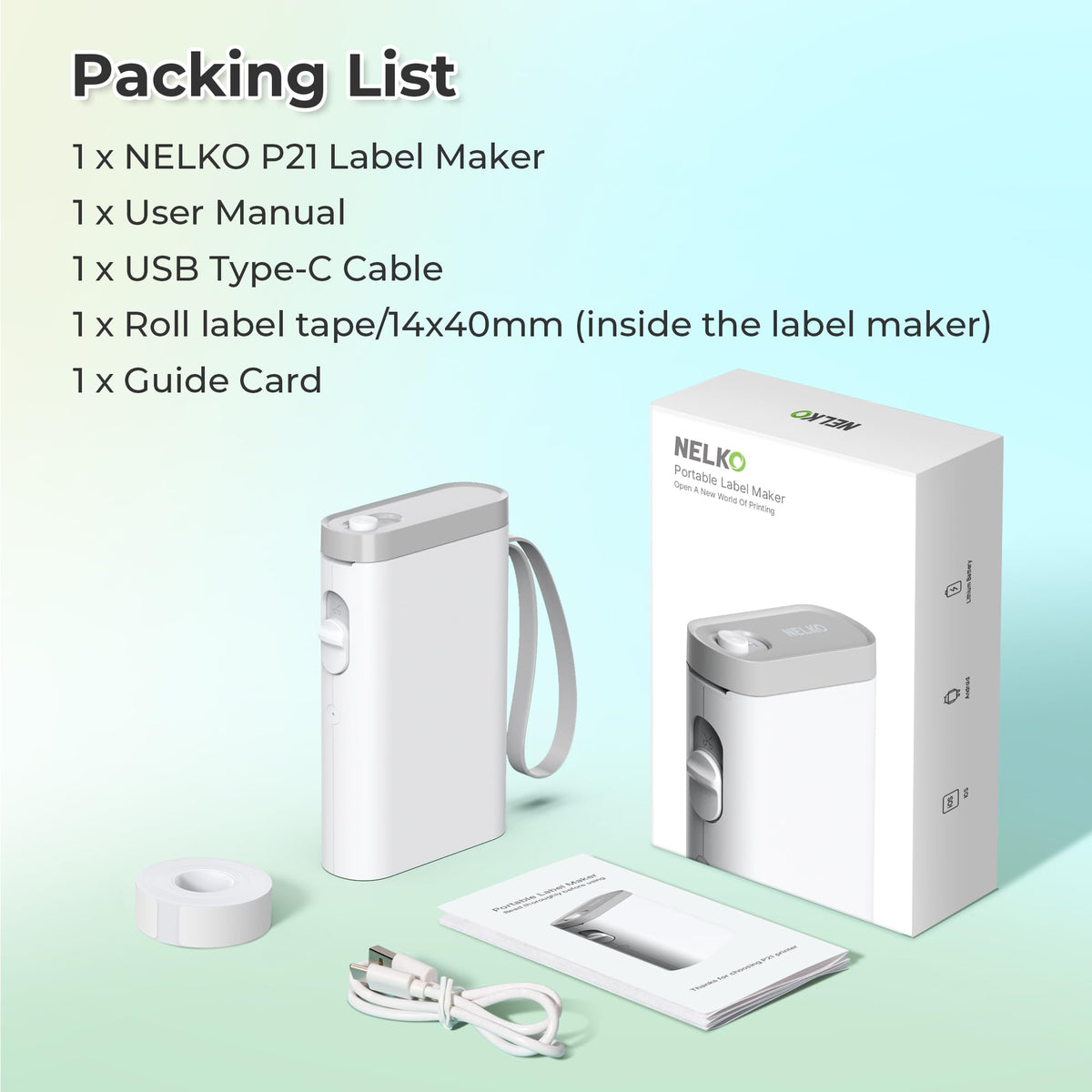 Nelko P21 label maker product image 8