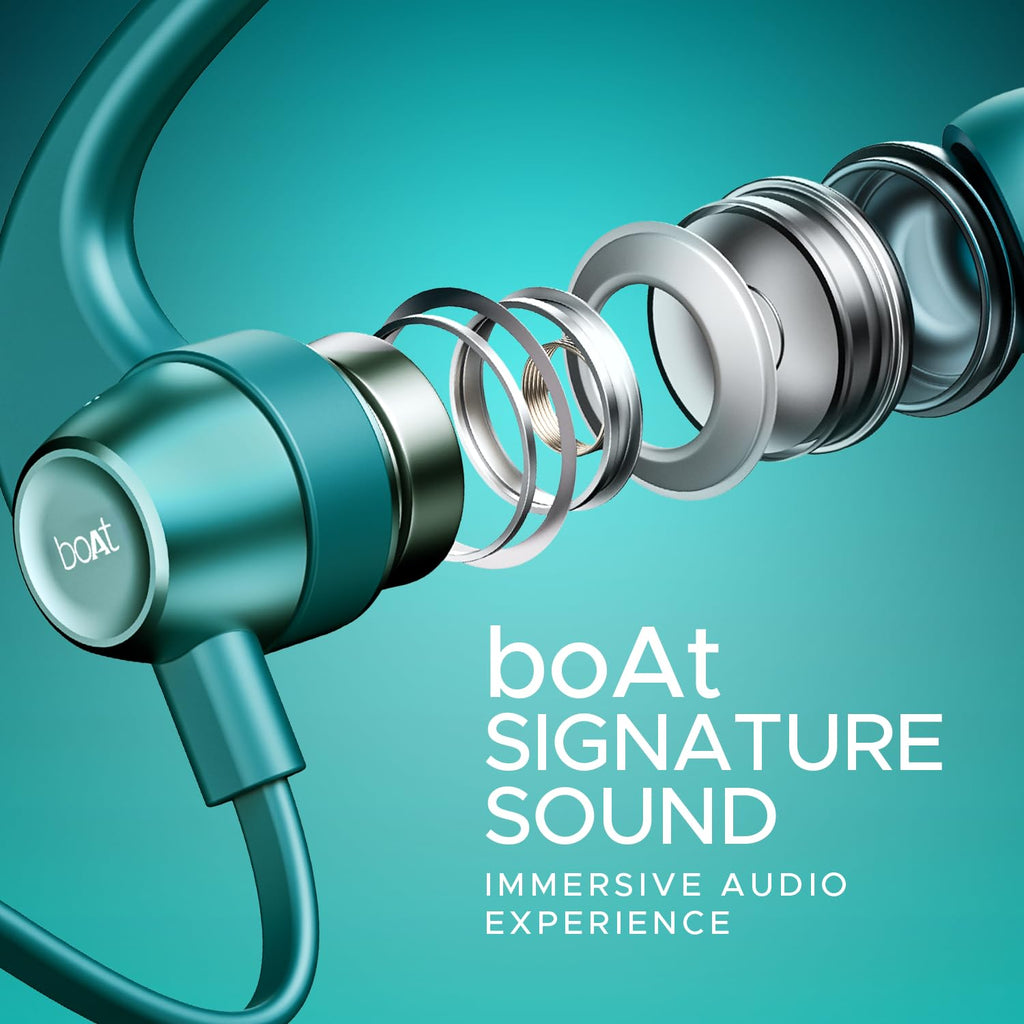 boAt Rockerz 255 Pro+ Wireless Neckband Earphones – Navy Blue