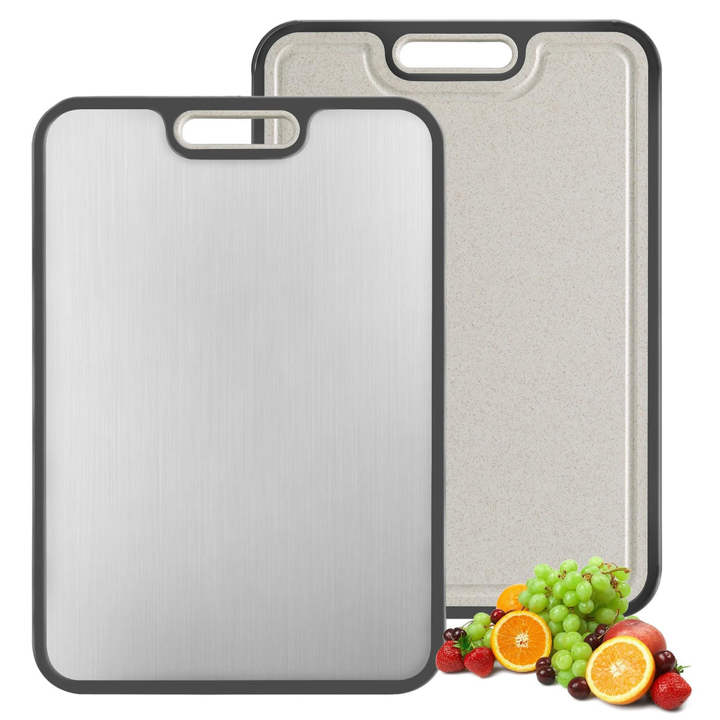 Double-Sided Titanium Cutting Board — 16 × 11 in product image
