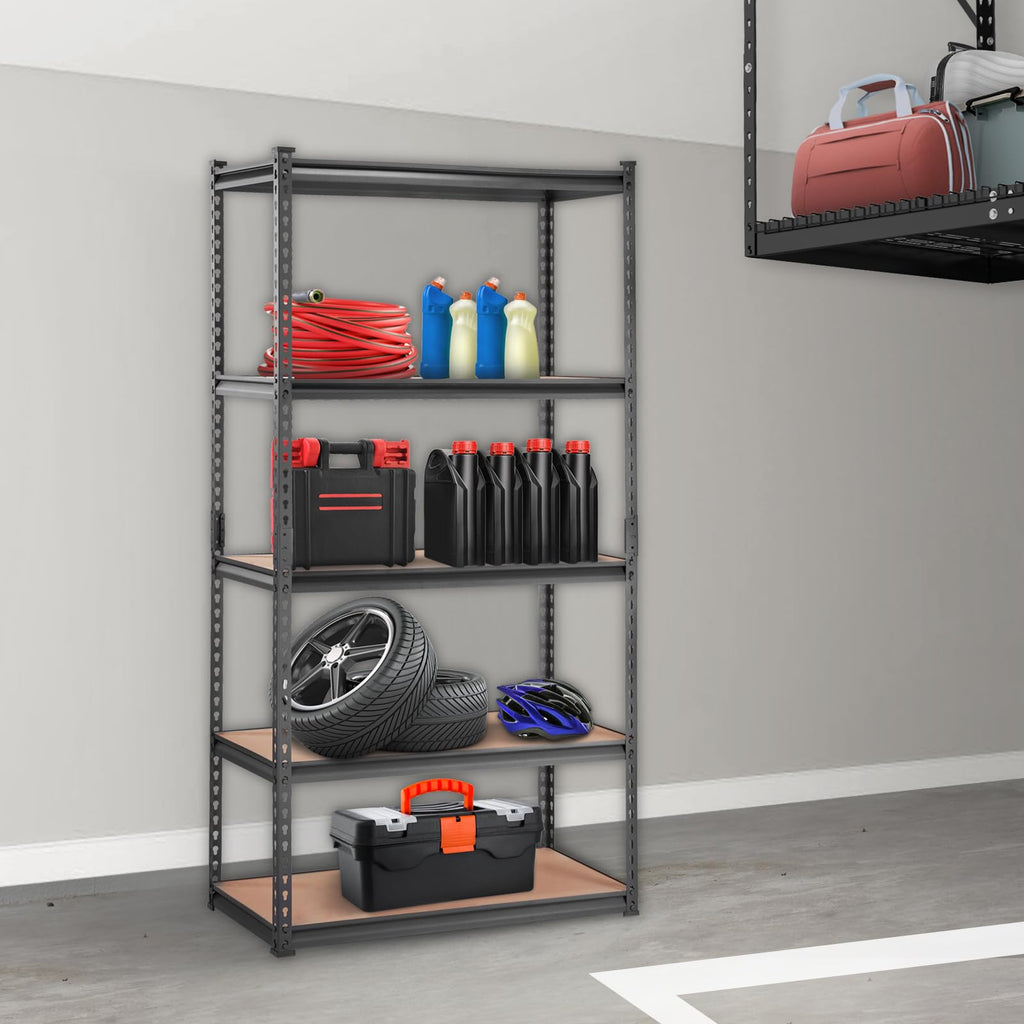VEVOR 5-Tier Heavy-Duty Storage Shelving — 36 × 18 × 72 in product image 8