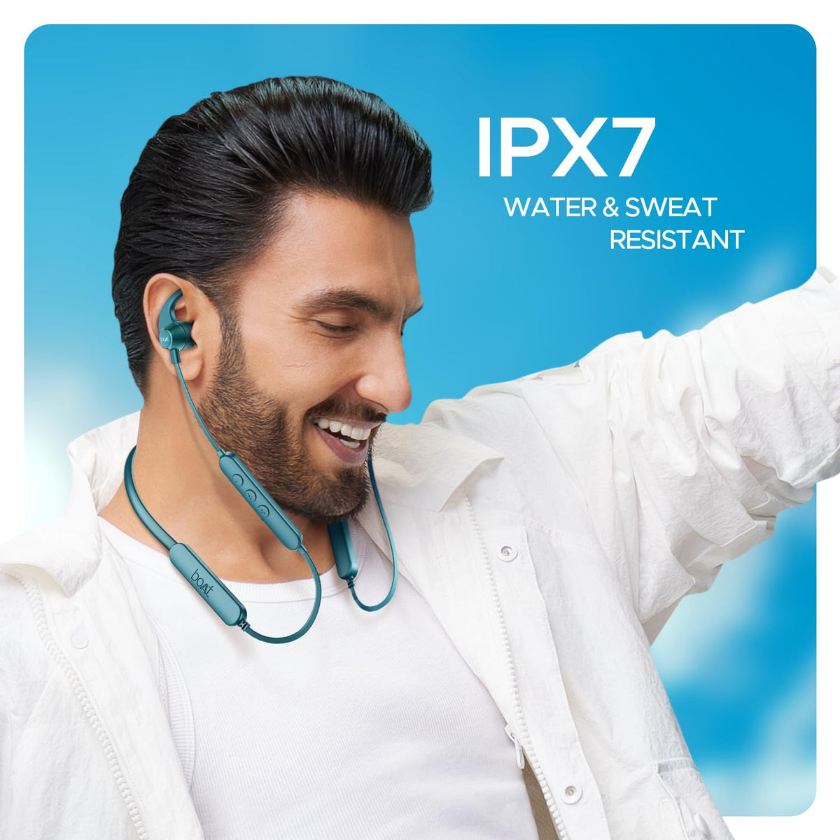 boAt Rockerz 255 Pro+ Wireless Neckband Earphones – Navy Blue