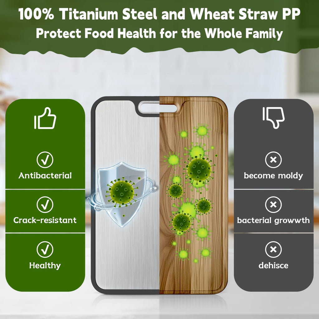 Double-Sided Titanium Cutting Board — 16 × 11 in product image 5