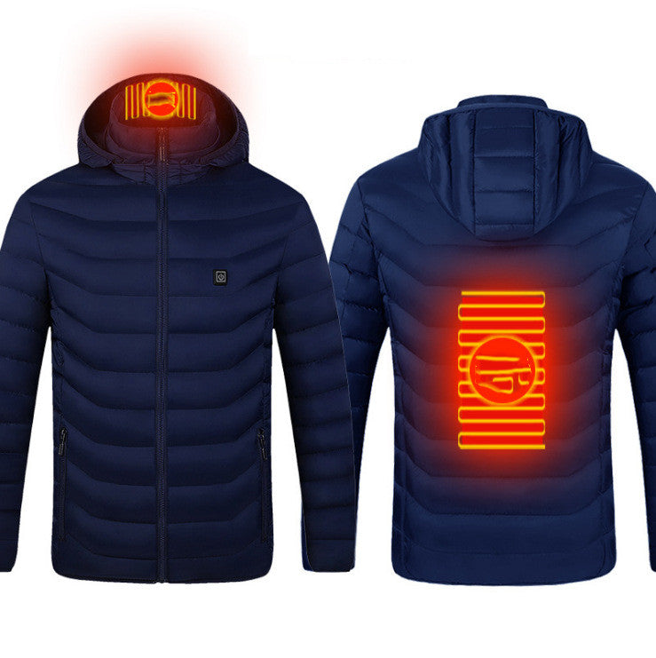 Men's USB Heated Winter Jacket — additional product view 4