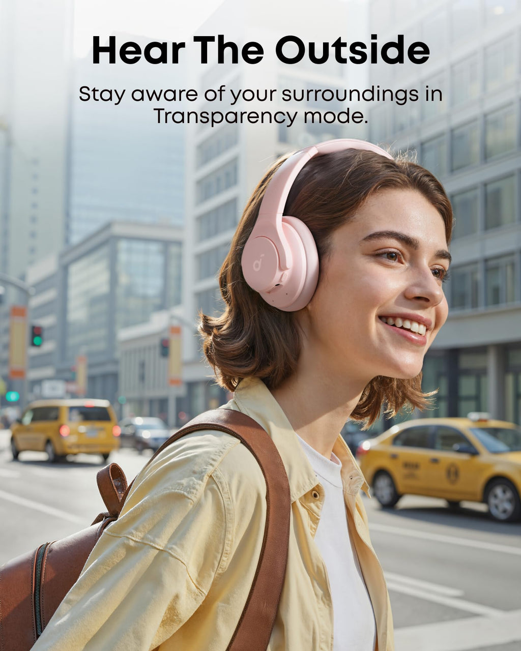 Soundcore by Anker Q20i Hybrid Active Noise Cancelling Headphones, White
