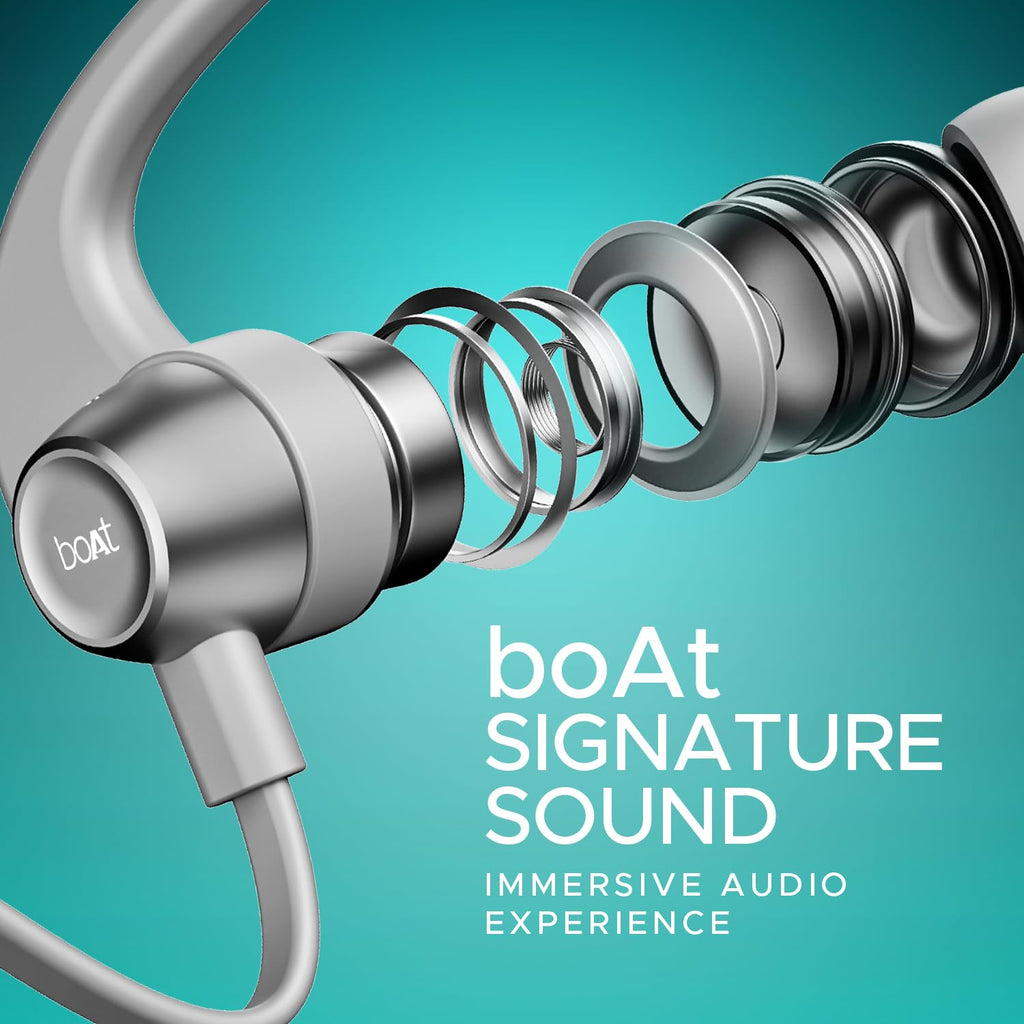 boAt Rockerz 255 Pro+ Wireless Neckband Earphones – Navy Blue