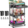 Goovilla 3-Tier Rolling Utility Cart with Drawer product image
