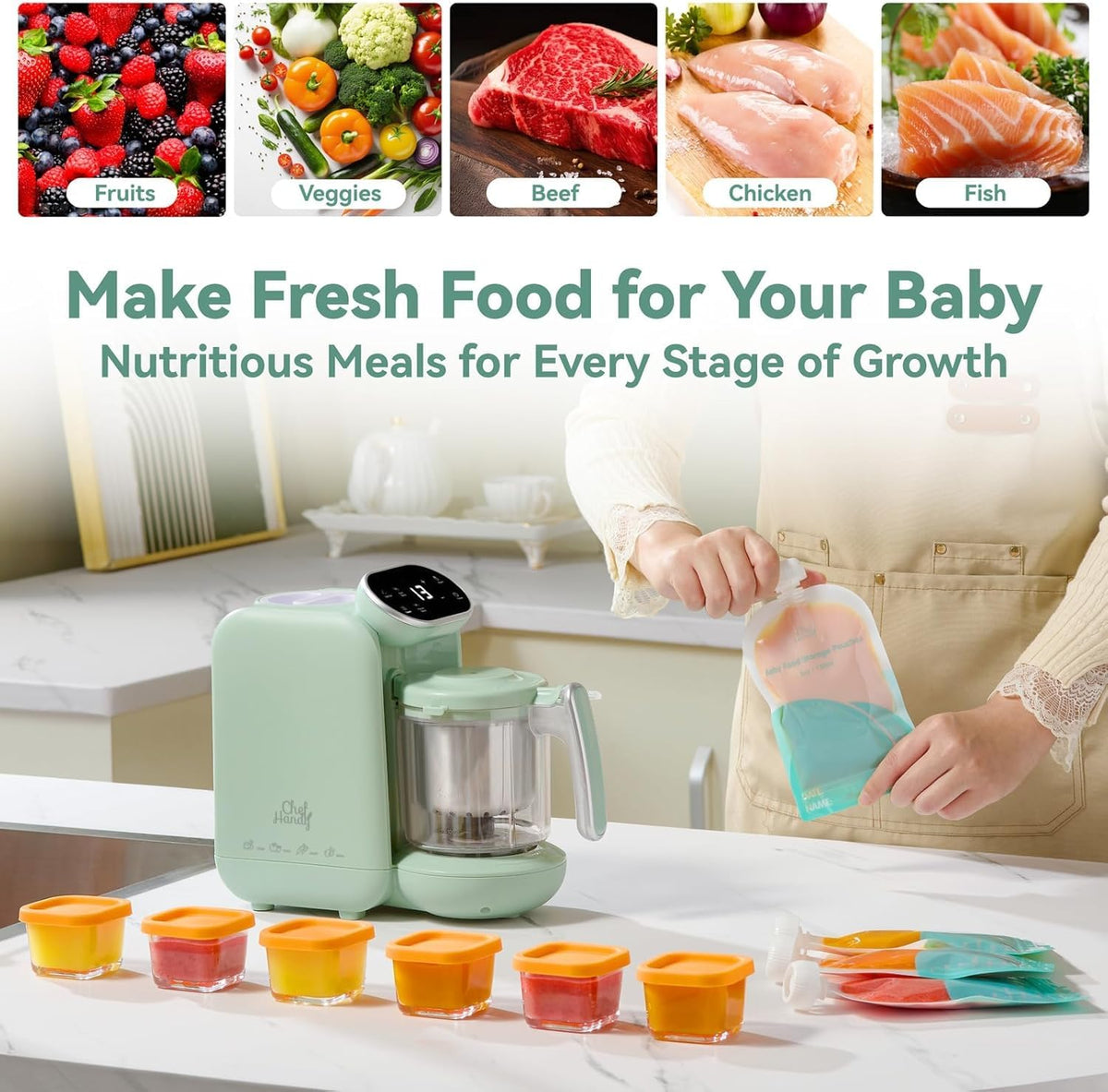 Chefhandy 5-in-1 Baby Food Maker product image 7