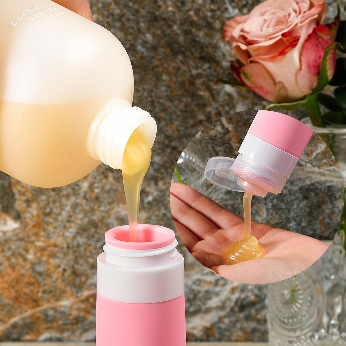17-Piece Travel Toiletry Bottle Set