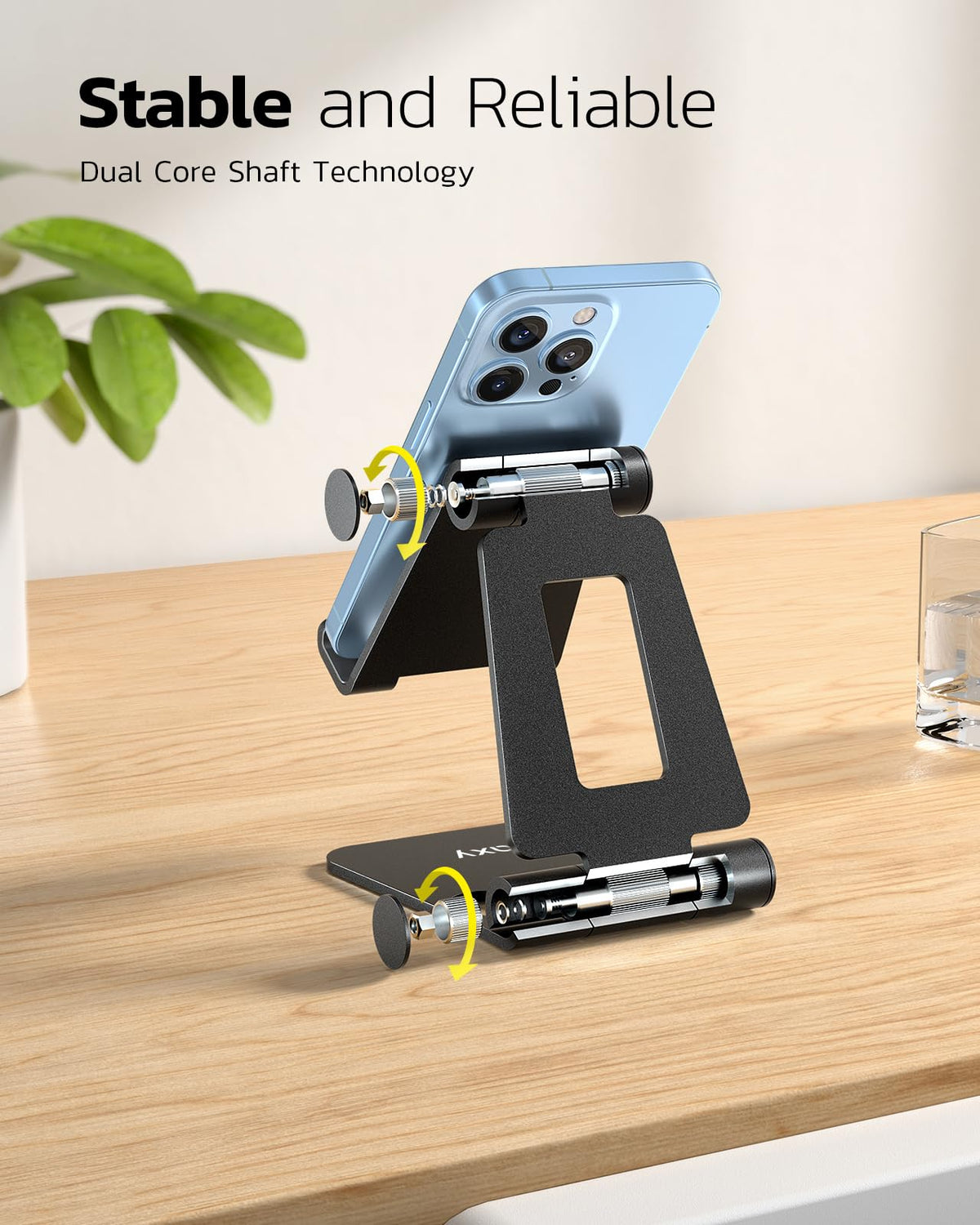 Nulaxy Dual Foldable Phone Stand — 2-Pack product image 4