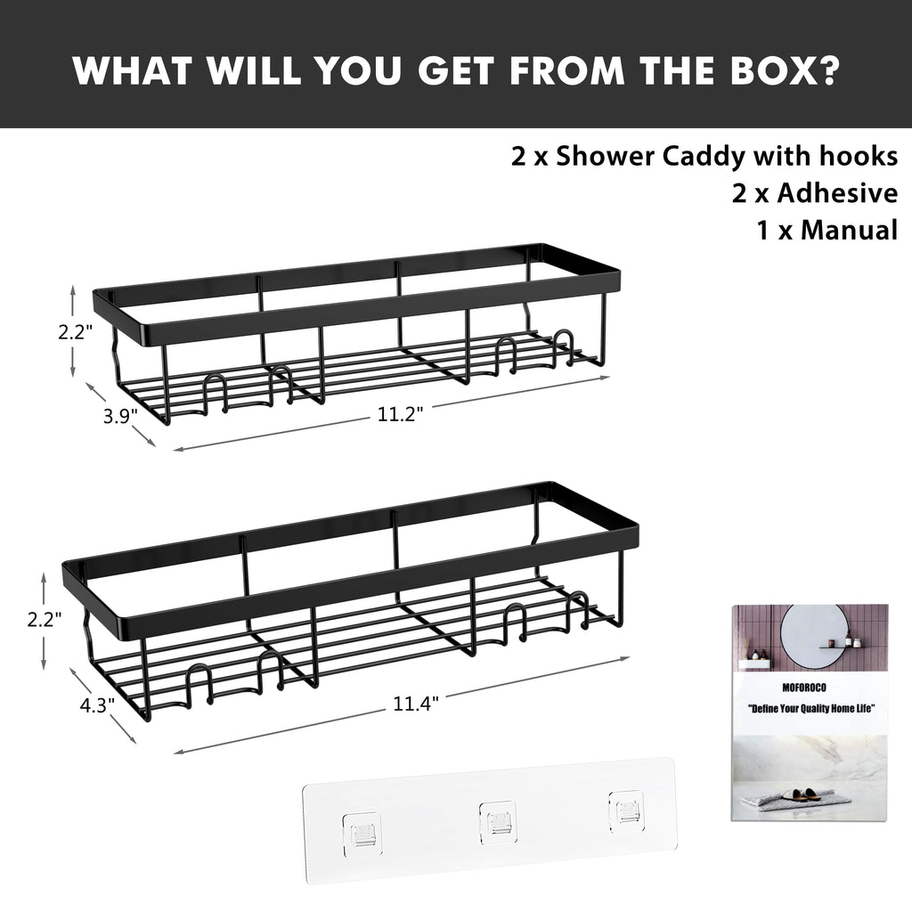 Moforoco Self-Adhesive Shower Caddy Shelf product image 3
