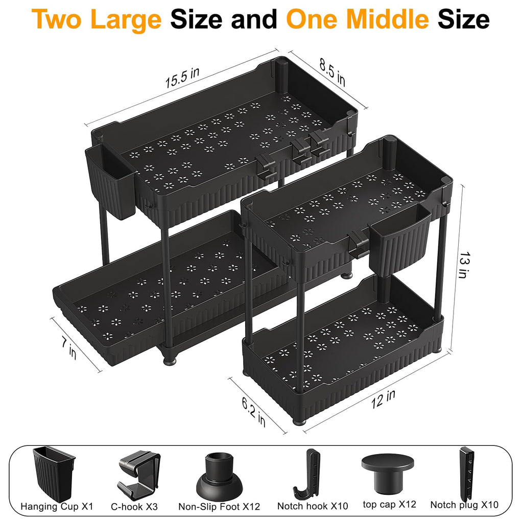 Sevenblue 3-Pack Under-Sink Organizers product image 4
