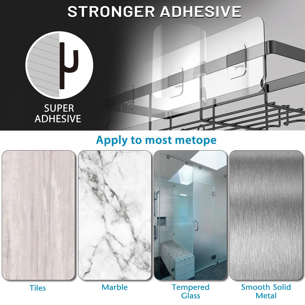 Moforoco Self-Adhesive Shower Caddy Shelf product image 2