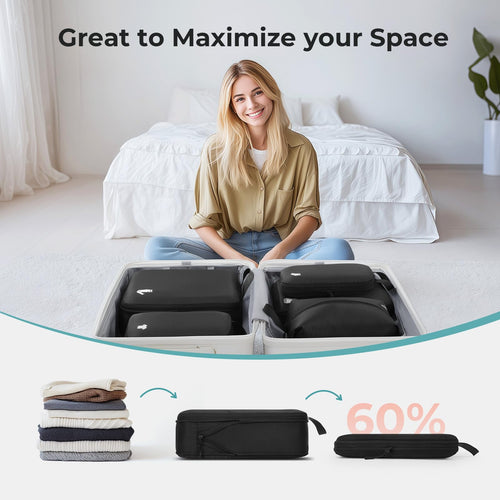 8-Piece Compression Packing Cubes Set